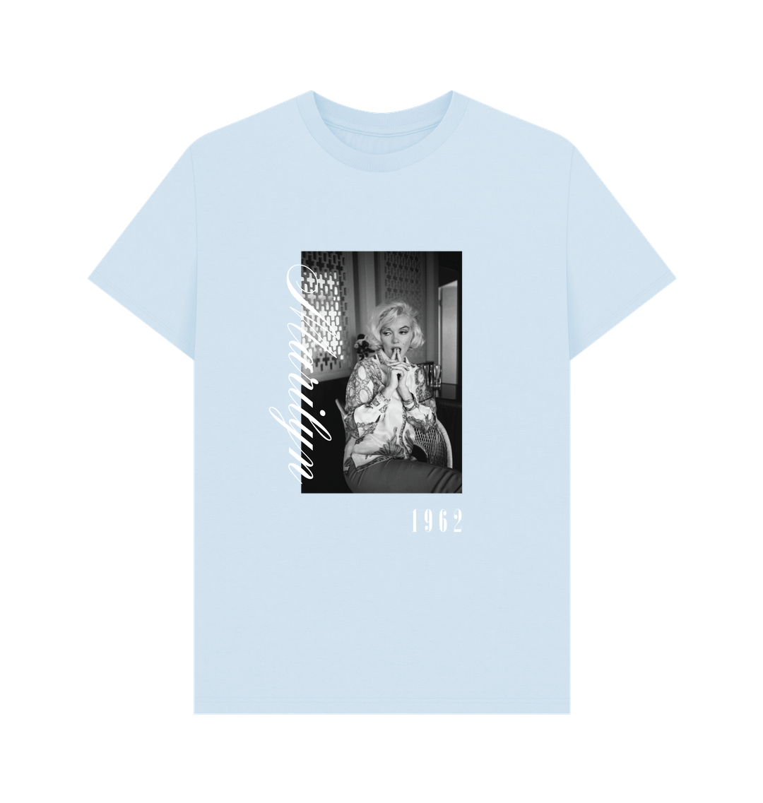 Sky Blue Printed T-shirt