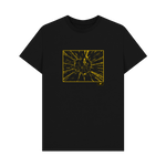 Black Printed T-shirt Front