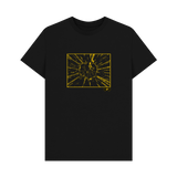 Black Printed T-shirt Front