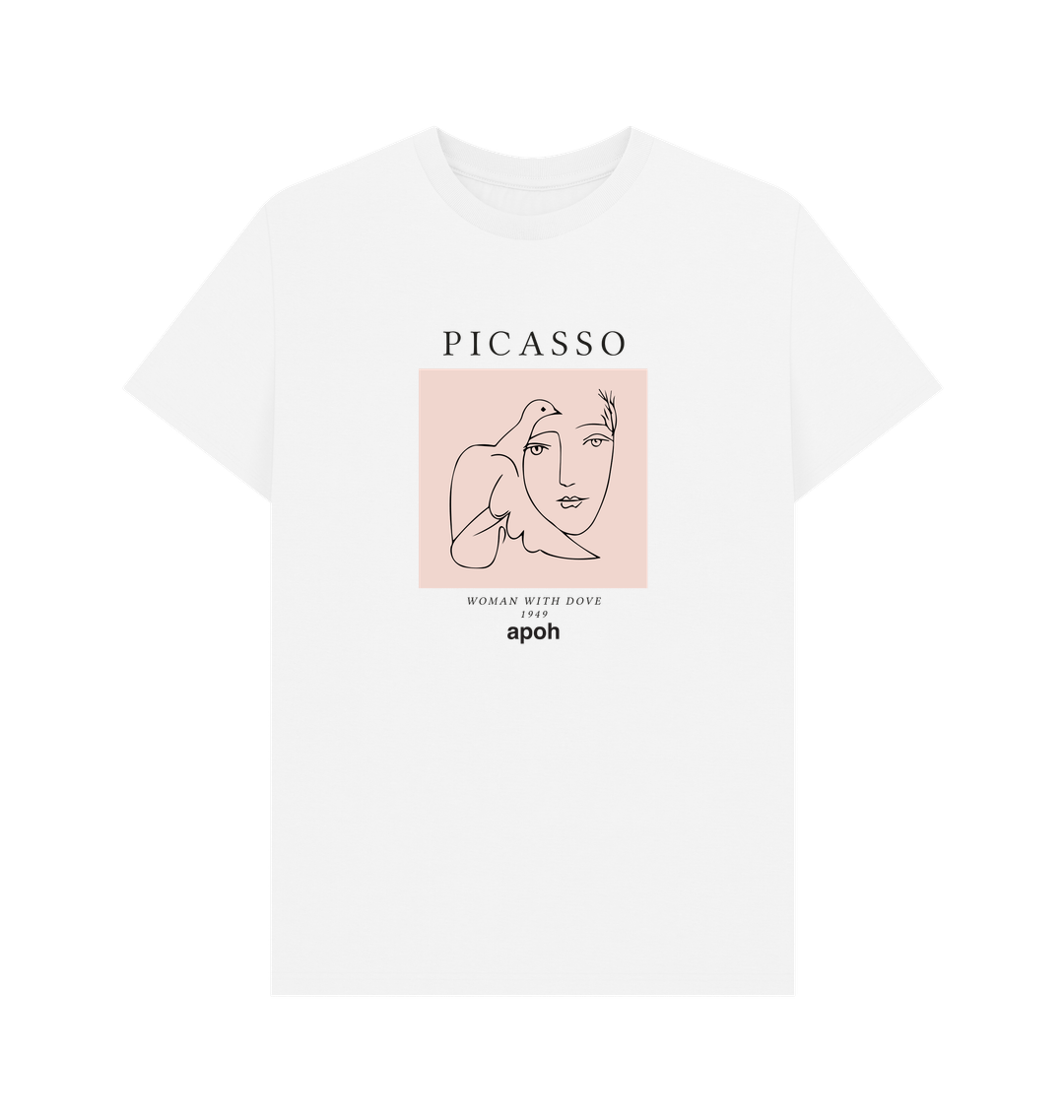 White Printed T-shirt Front