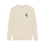 Oat Printed Sweater Front