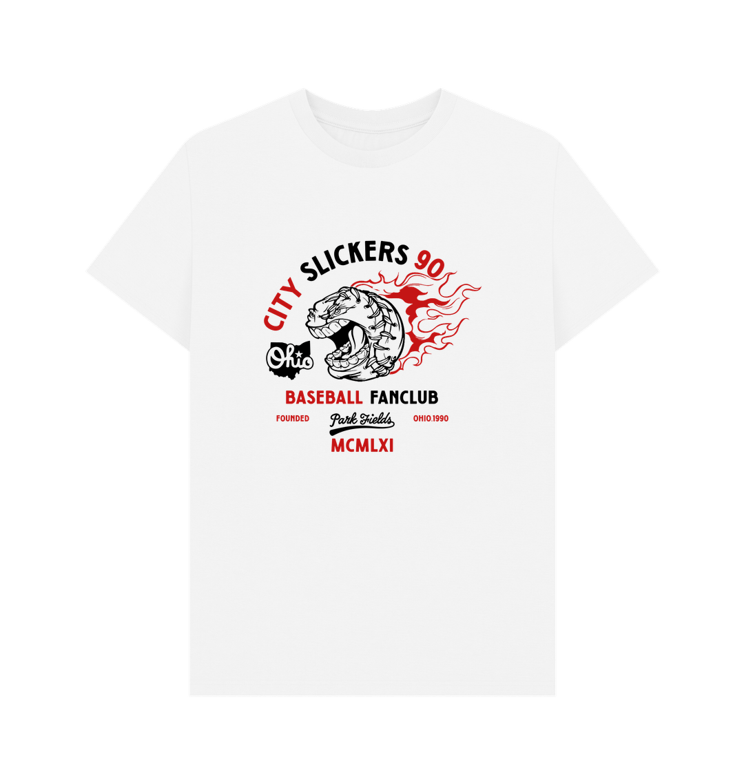 White Printed T-shirt Front