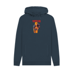 Navy Printed Hoody Front