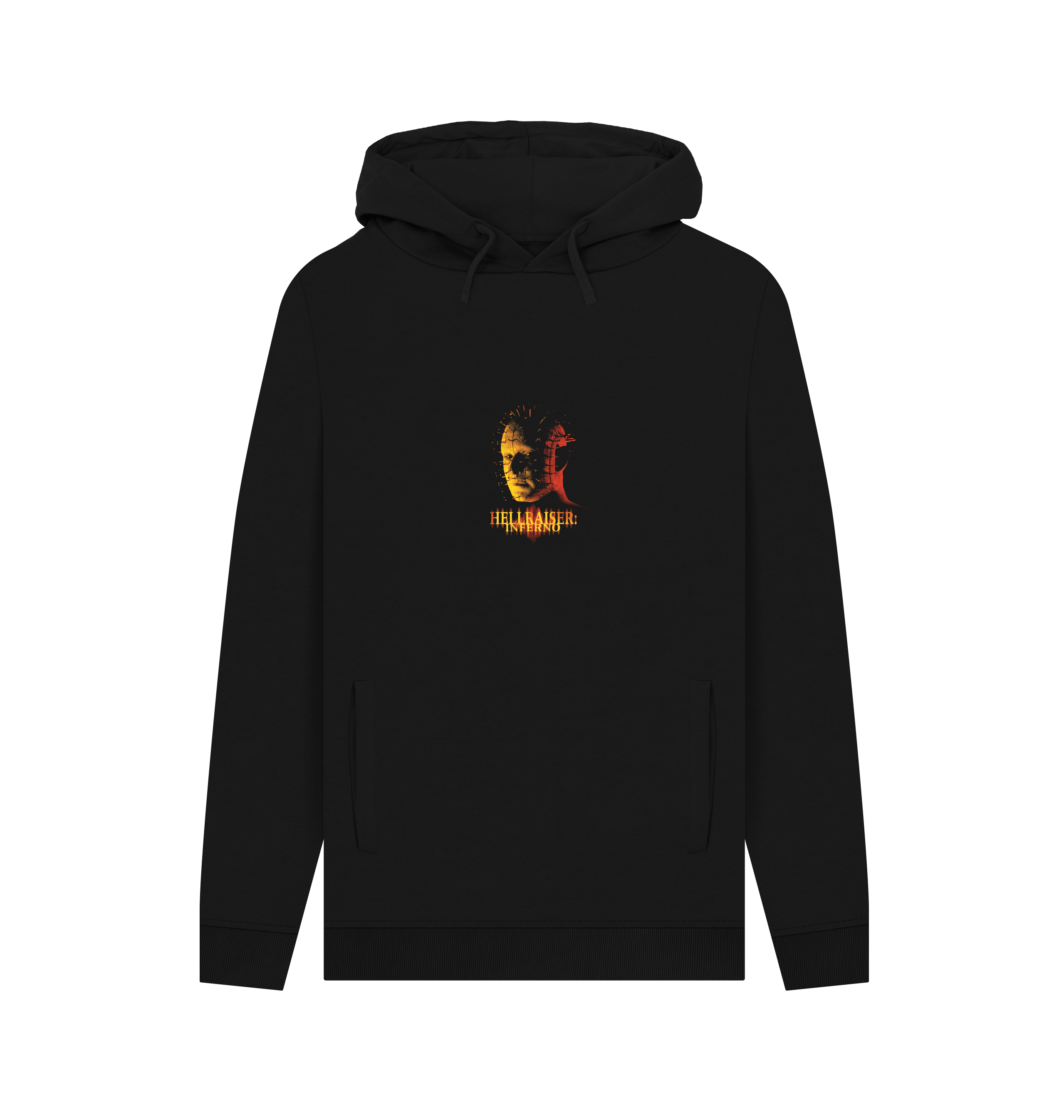 Black Printed Hoody