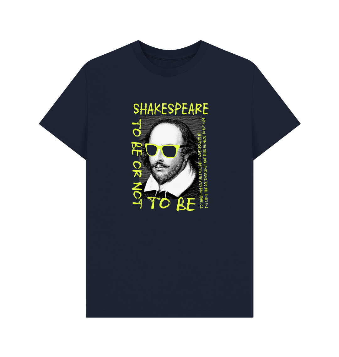 Navy Blue Printed T-shirt Front