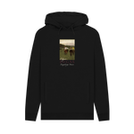 Black Printed Hoody Front