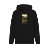 Black Printed Hoody Front