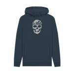 Navy Printed Hoody Front