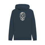 Navy Printed Hoody Front