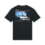 Black Printed T-shirt Back