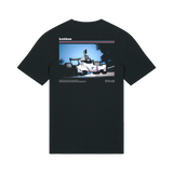 Black Printed T-shirt Back