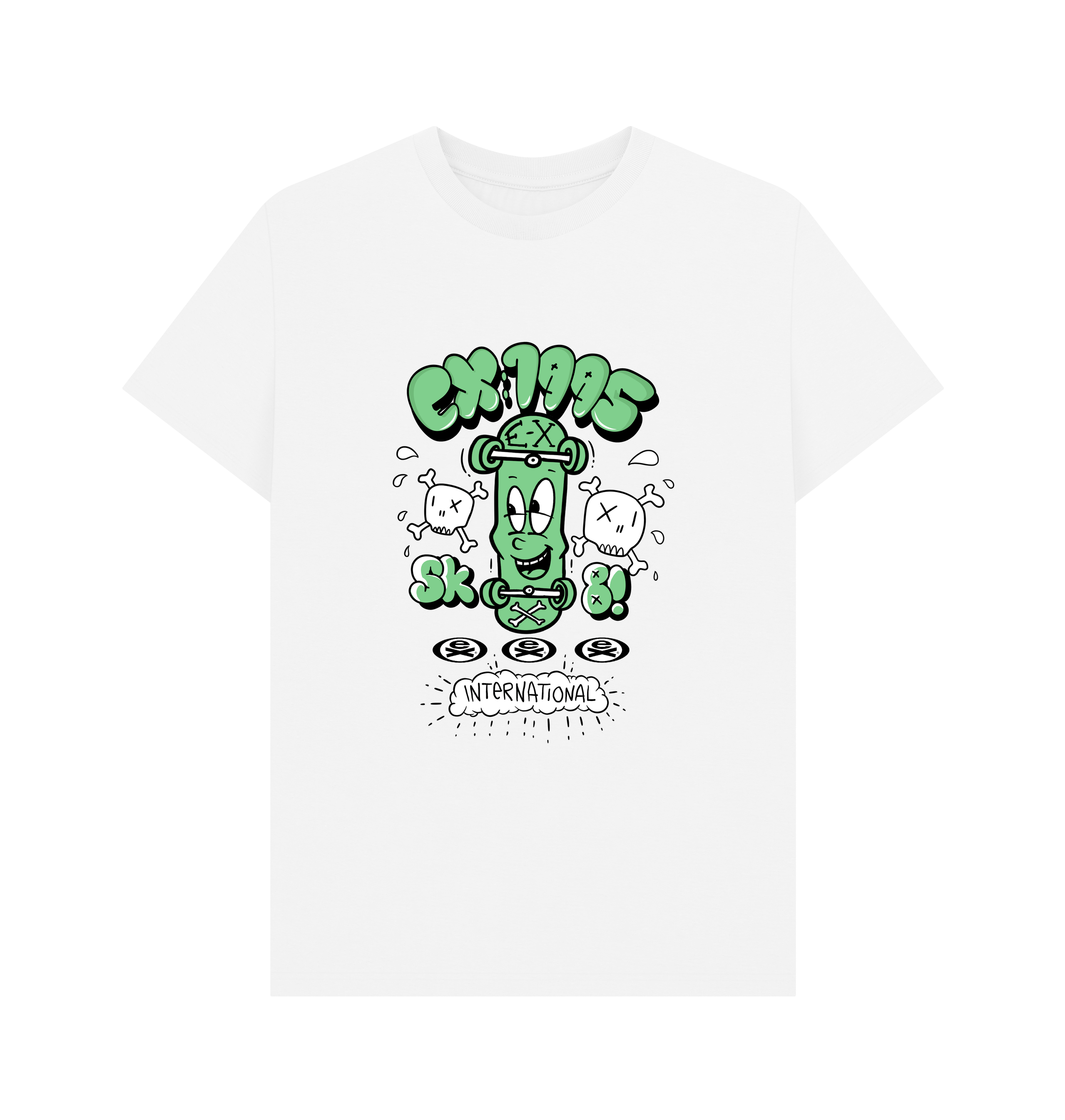 White Printed T-shirt