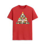 Red Printed T-shirt Front
