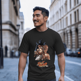 Street Fighter Official Group Pose Black Graphic T-Shirt