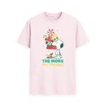 Pink Printed T-shirt Front