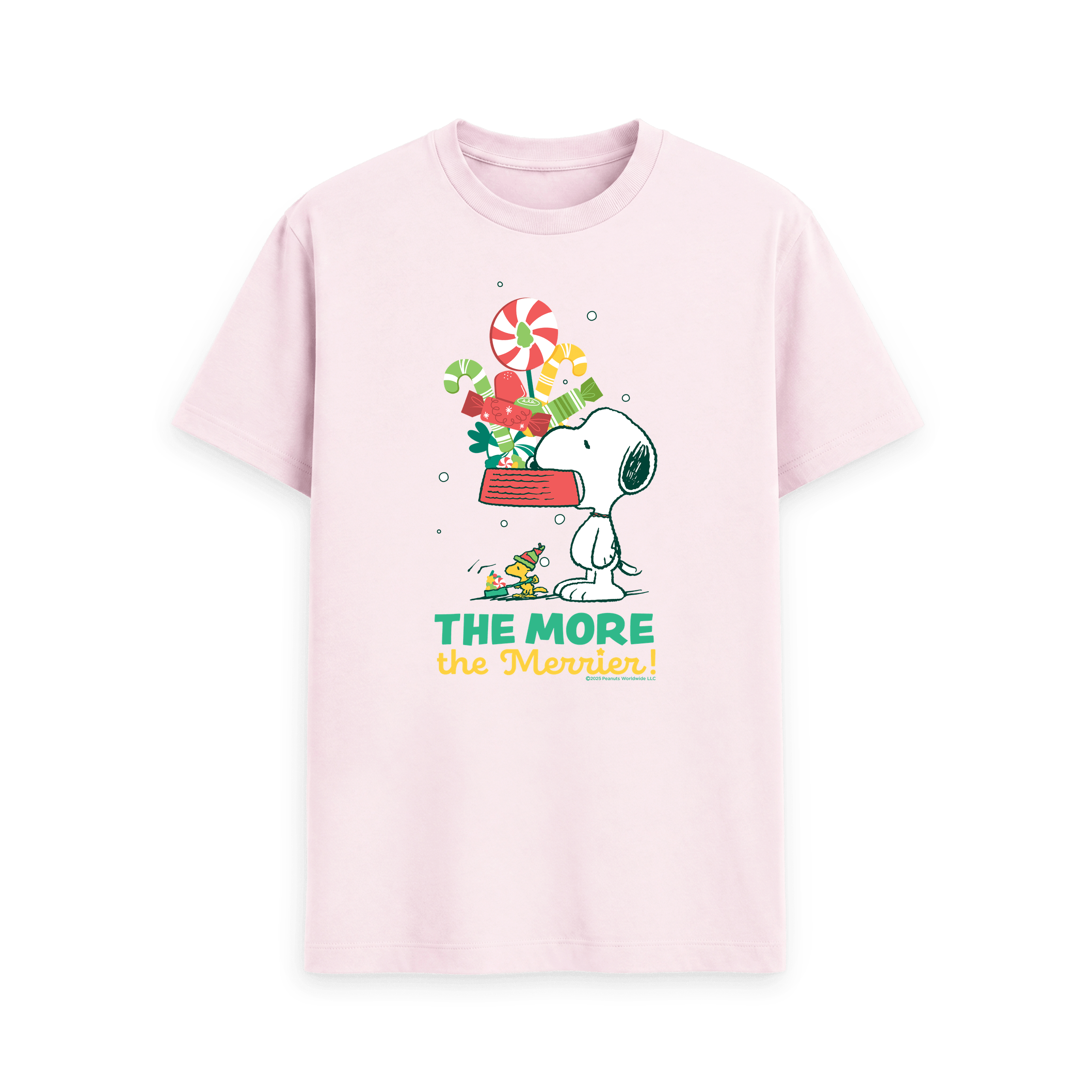 Pink Printed T-shirt Front