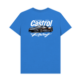 Bright Blue Printed T-shirt Back