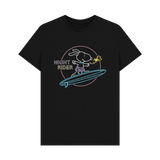 Black Printed T-shirt Front