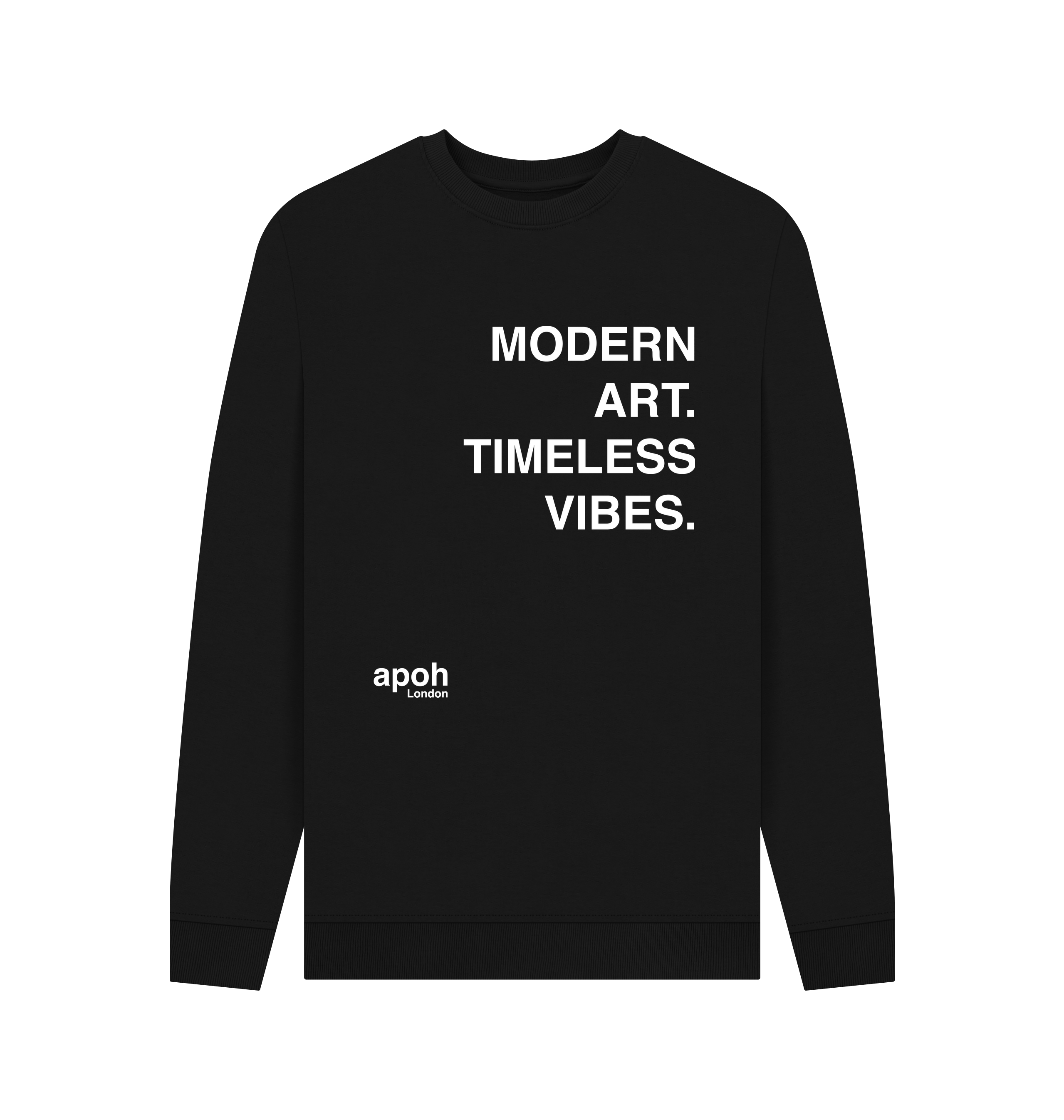 Black Printed Sweater