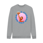 Light Heather Printed Sweater Front