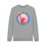 Light Heather Printed Sweater Front