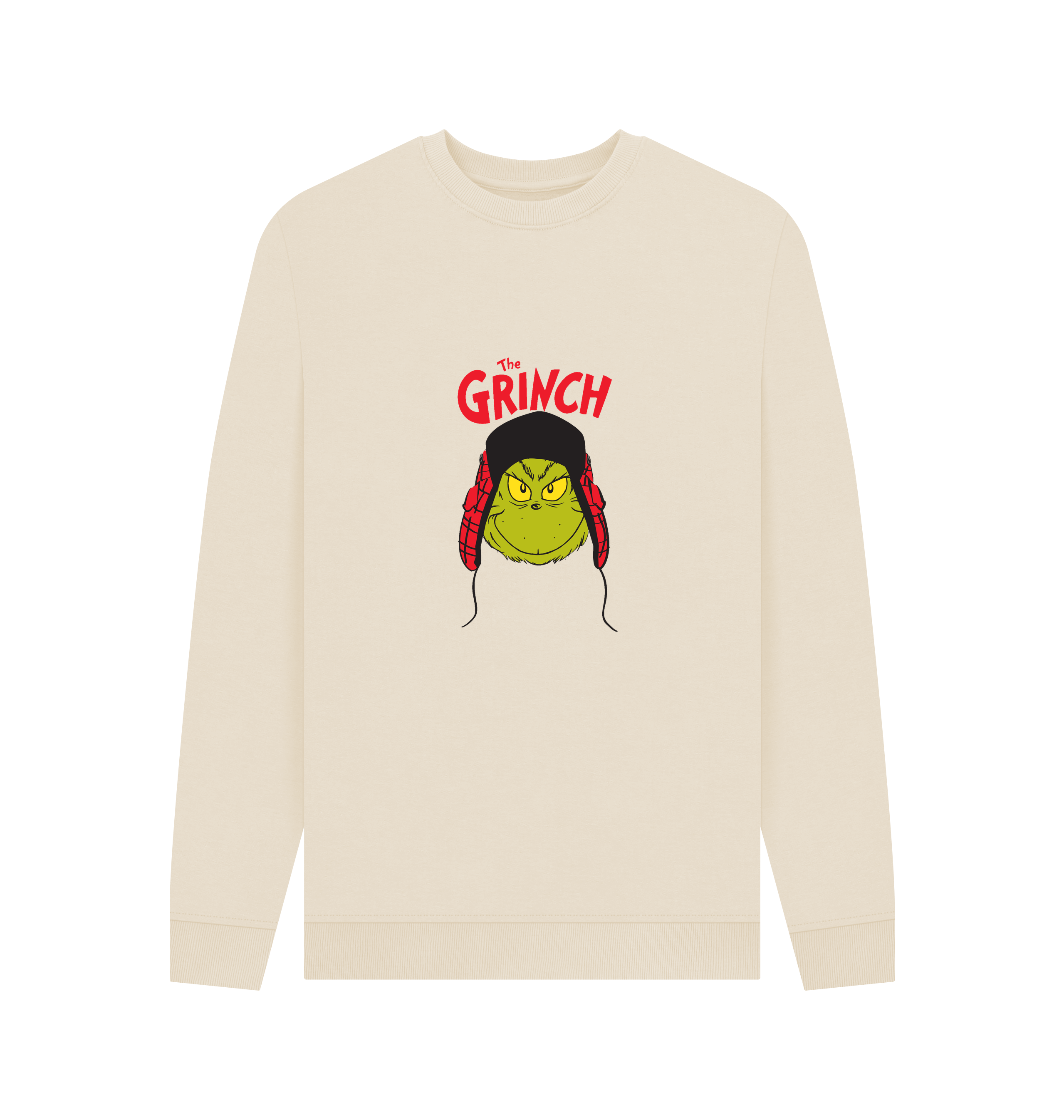 Oat Printed Sweater Front