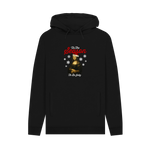 Black Printed Hoody Front