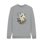 Light Heather Printed Sweater Front