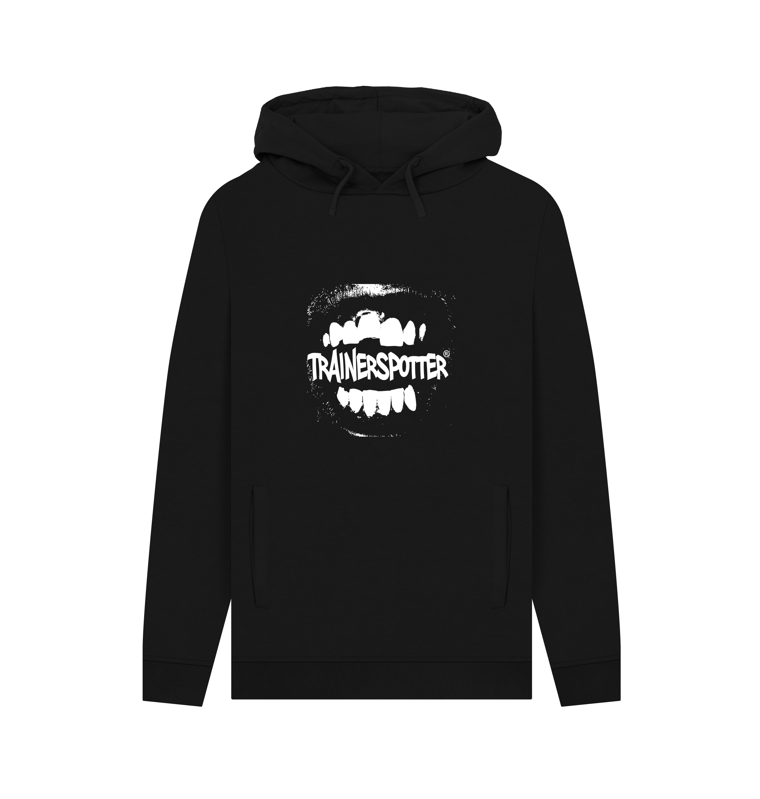 Black Printed Hoody