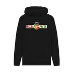 Black Printed Hoody Front