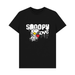 Black Printed T-shirt Front