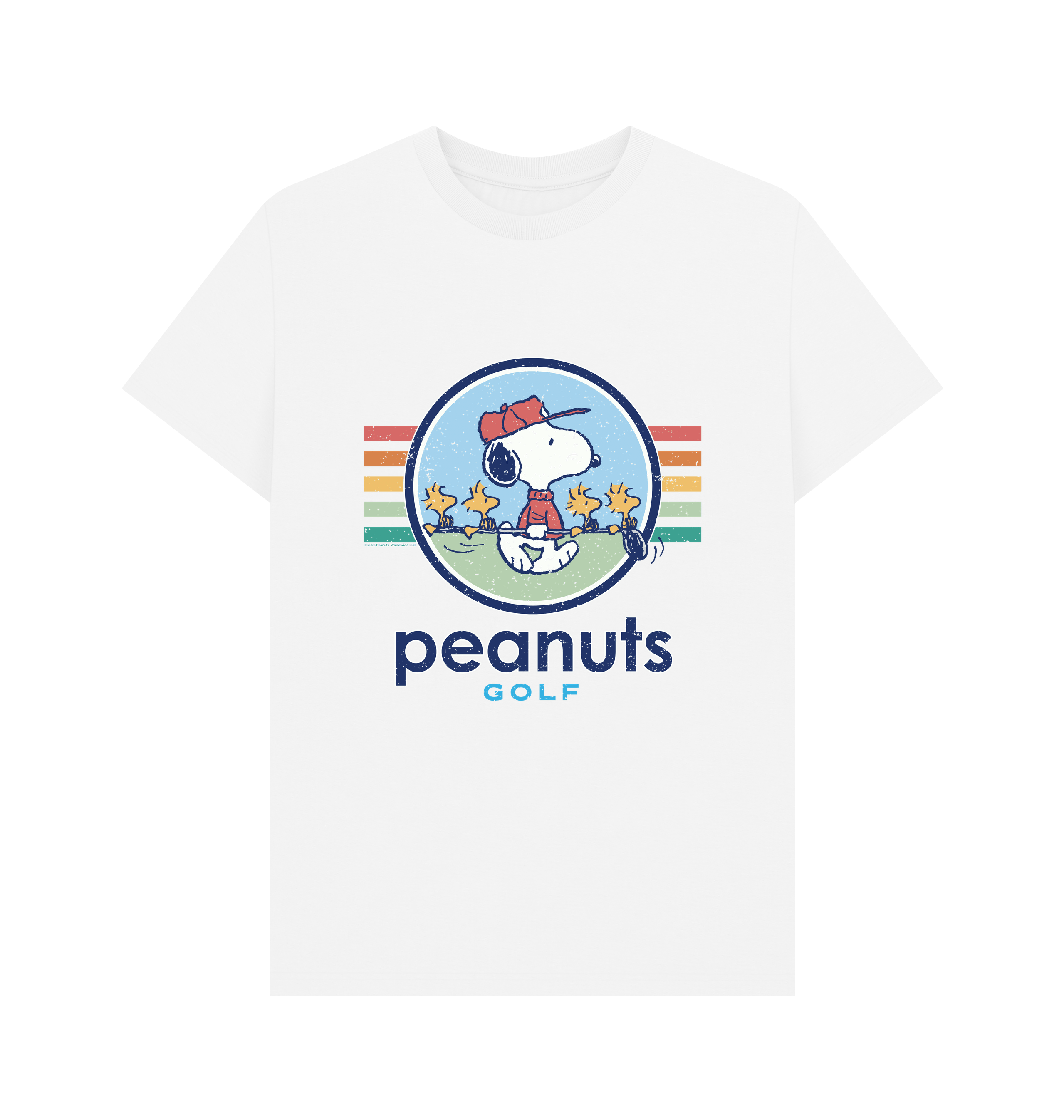 White Printed T-shirt Front