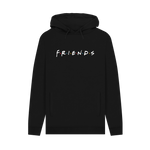 Black Printed Hoody Front