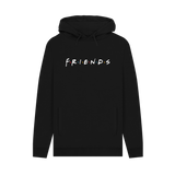 Black Printed Hoody Front