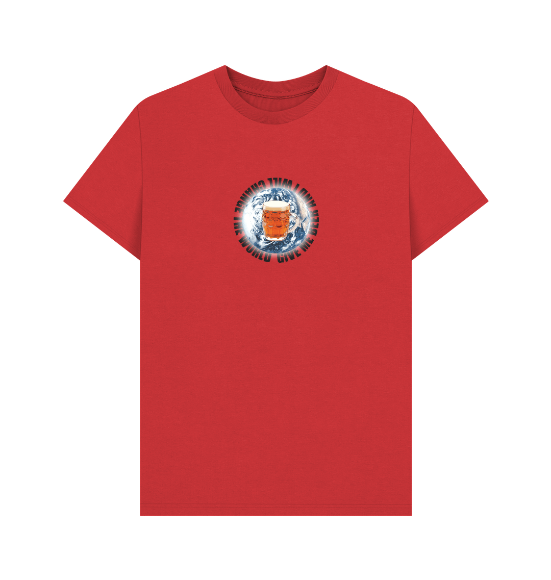 Red Printed T-shirt Front