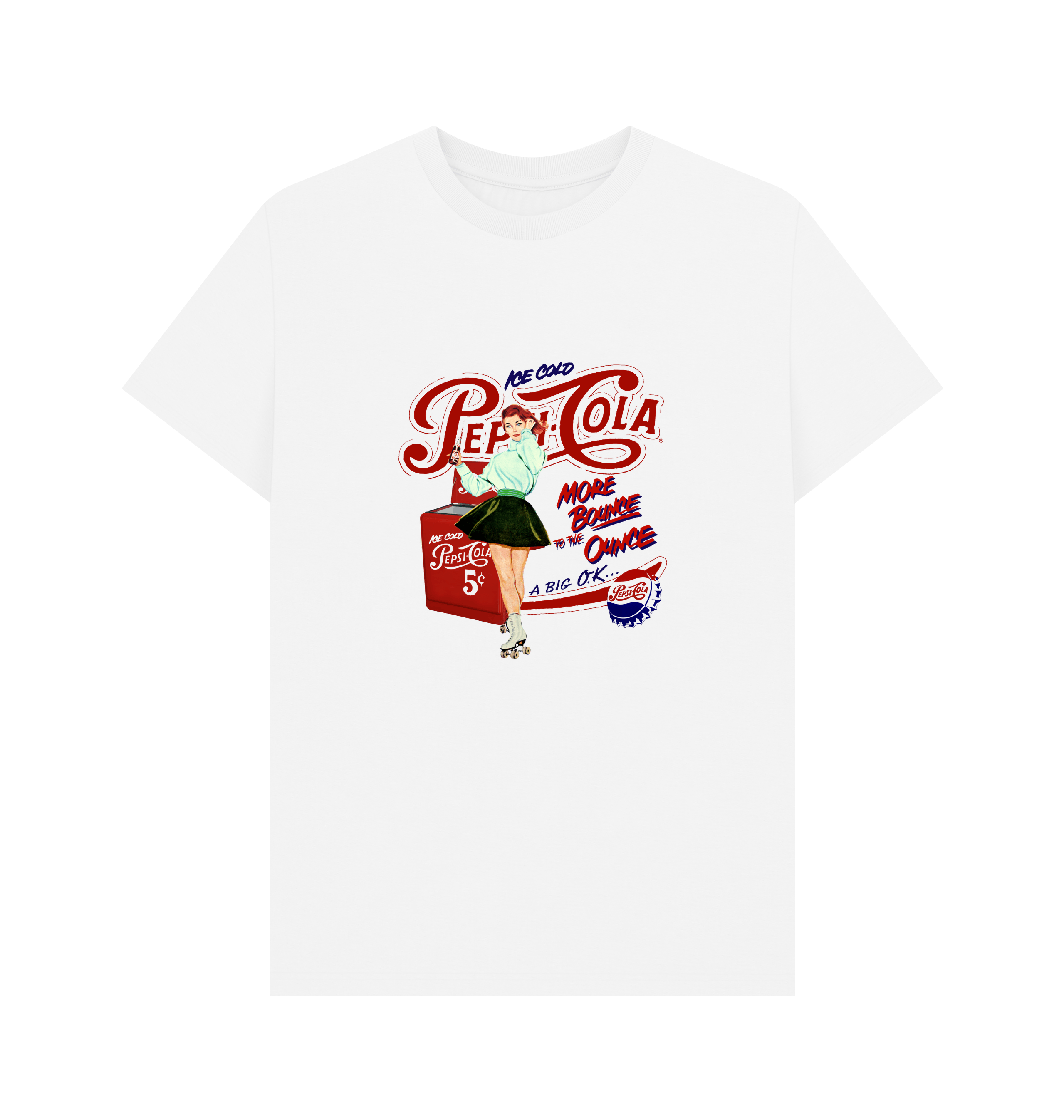 White Printed T-shirt