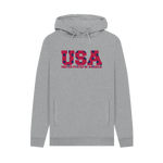 Light Heather Printed Hoody Front