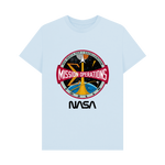 Sky Blue Printed T-shirt Front