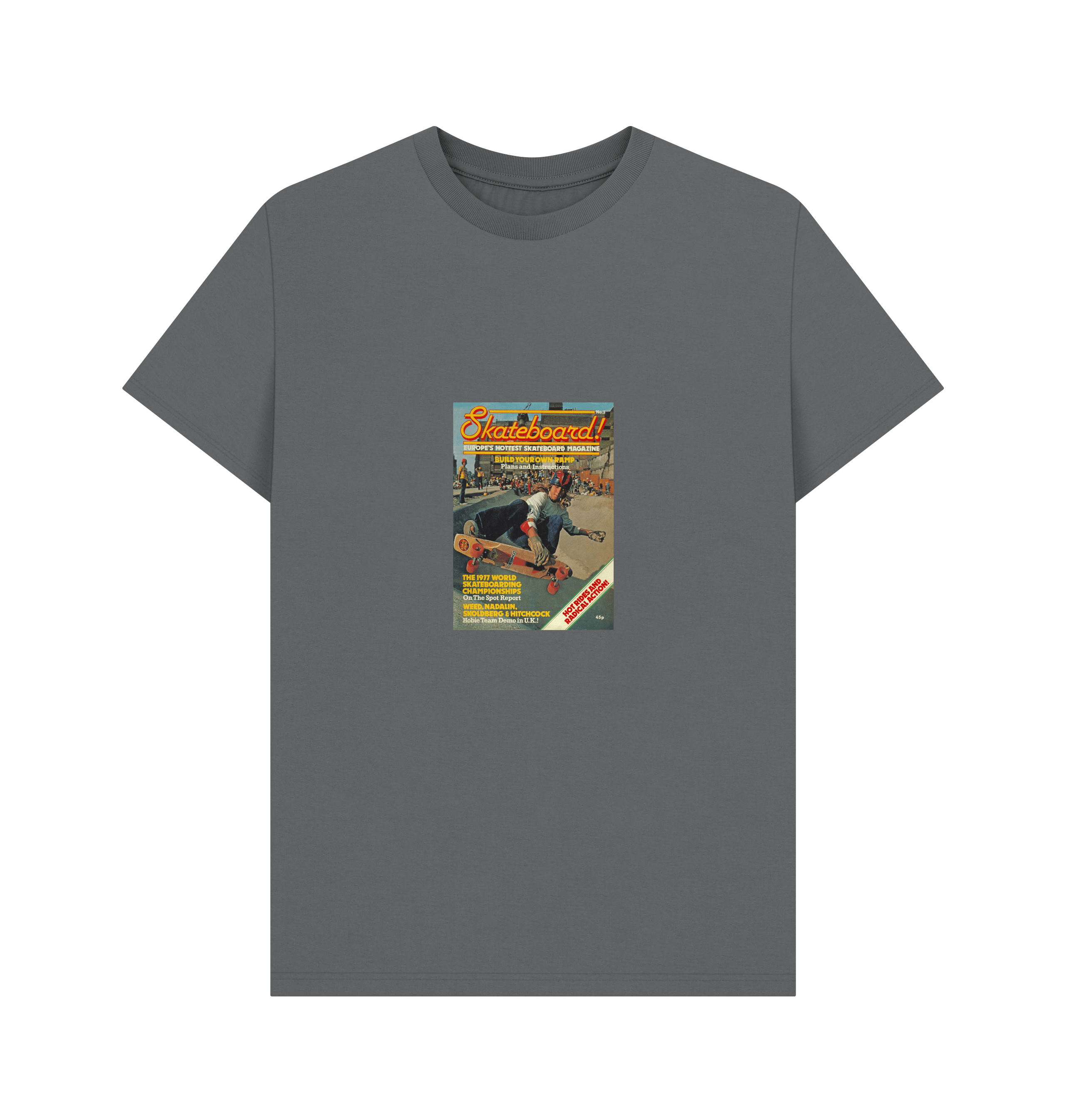Slate Grey Printed T-shirt