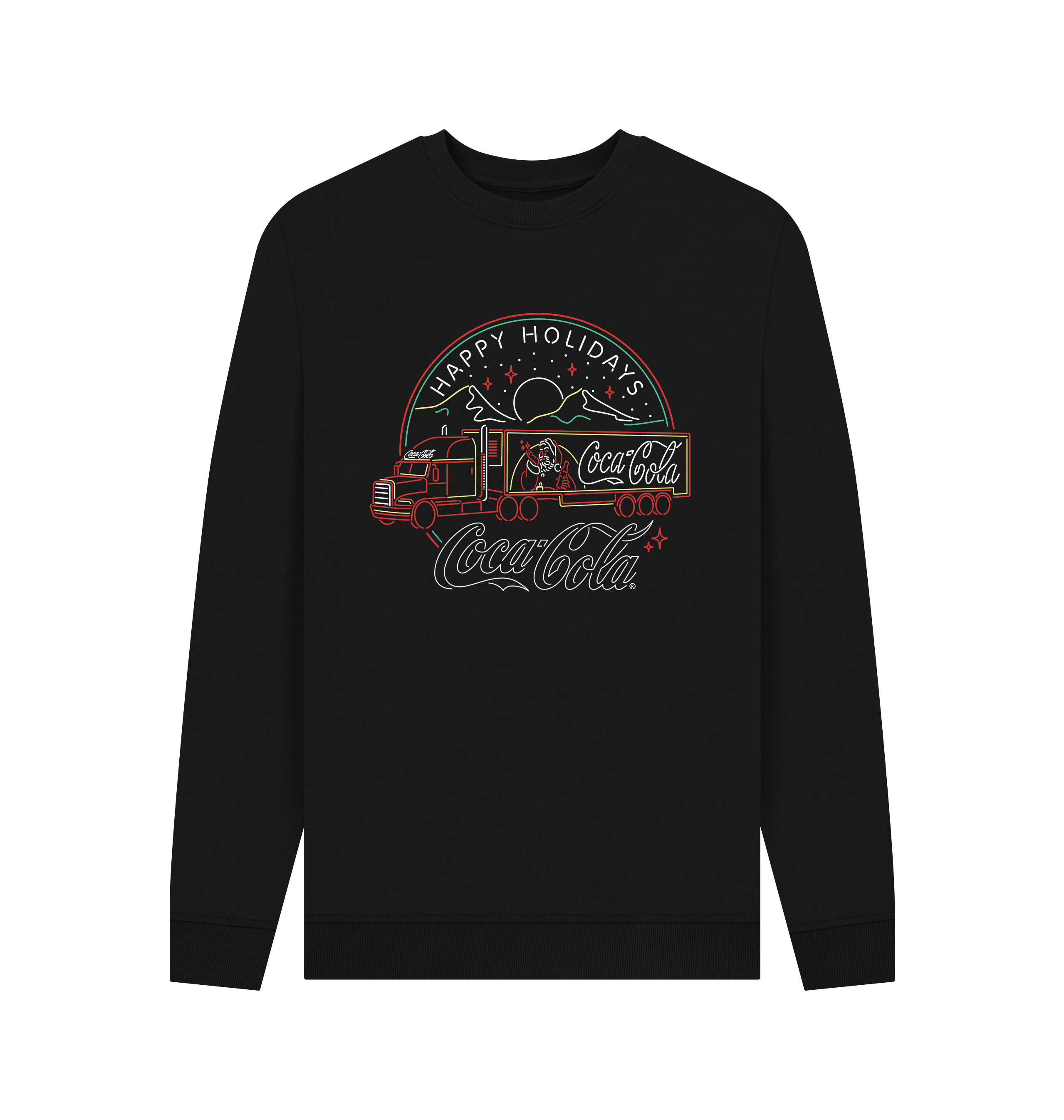 Black Printed Sweater