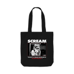 Black Printed Bag Front