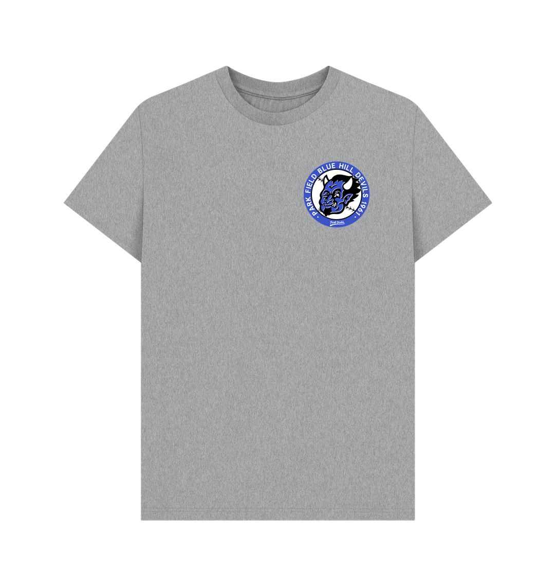 Athletic Grey Printed T-shirt Front