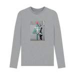 Athletic Grey Printed Long Sleeve T Shirt