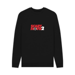 Black Printed Sweater Front