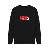 Black Printed Sweater Front