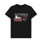 Black Printed T-shirt Front