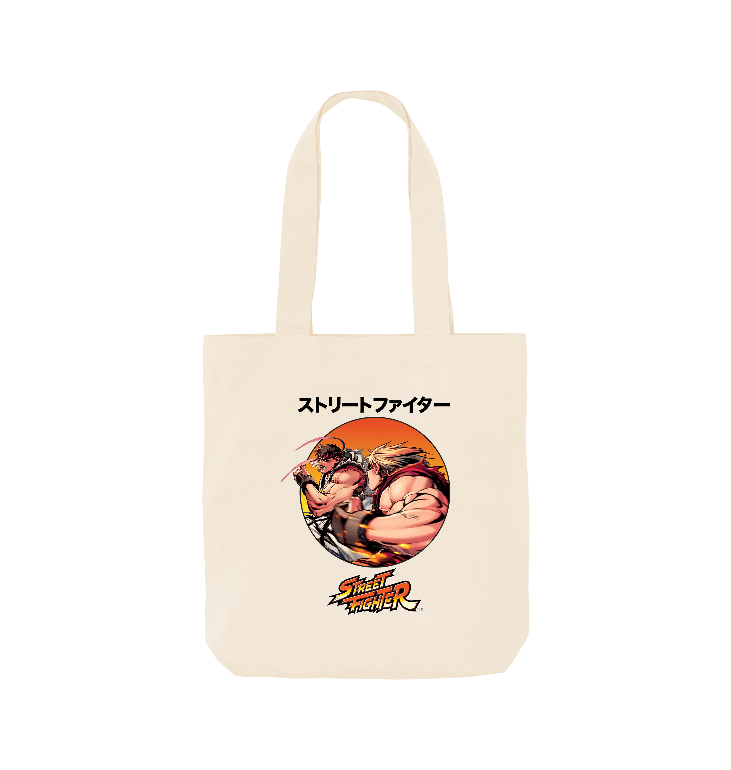 Natural Printed Bag Front