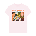 Pink Printed T-shirt Front