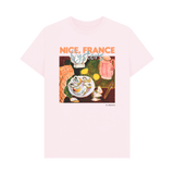 Pink Printed T-shirt Front