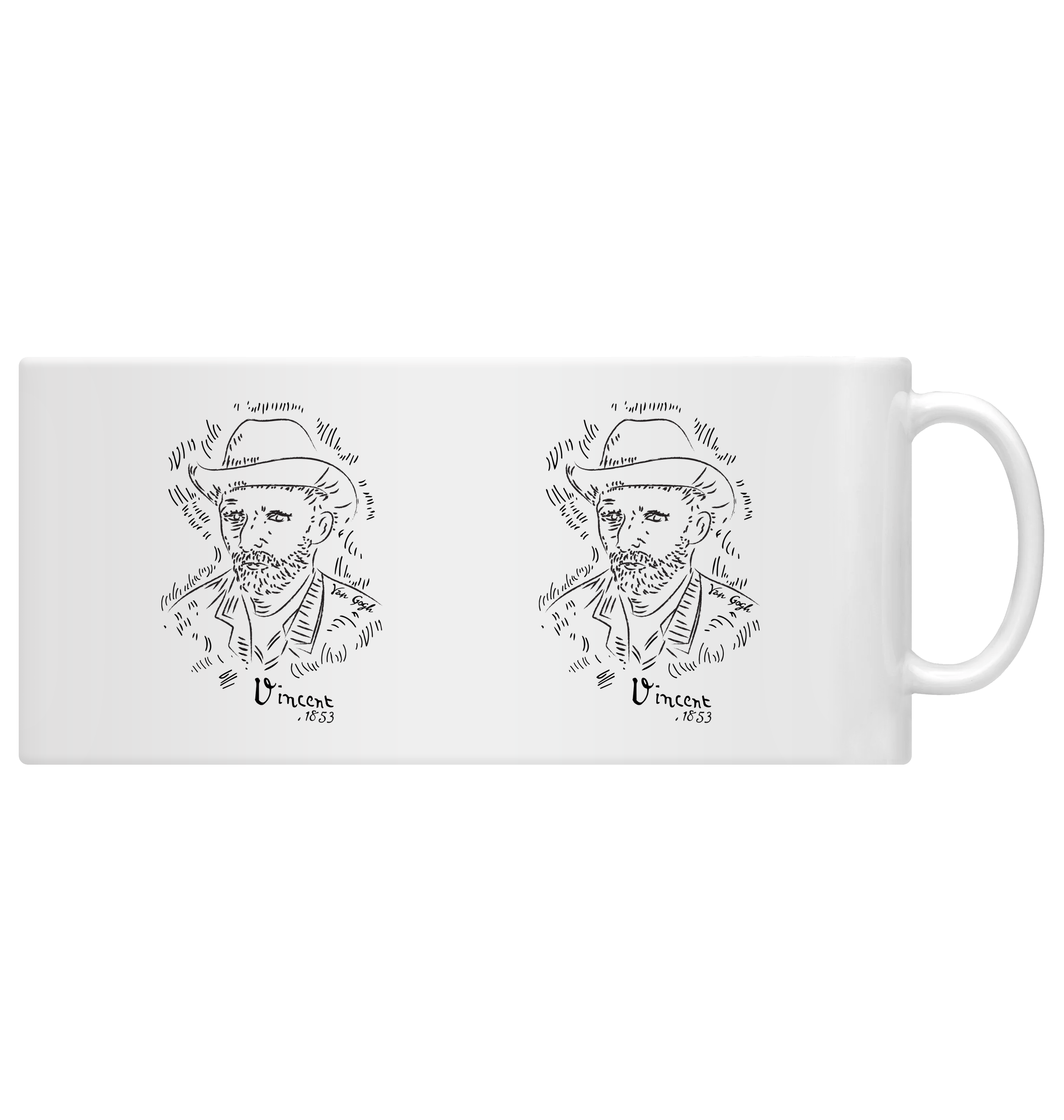 White Mug Front